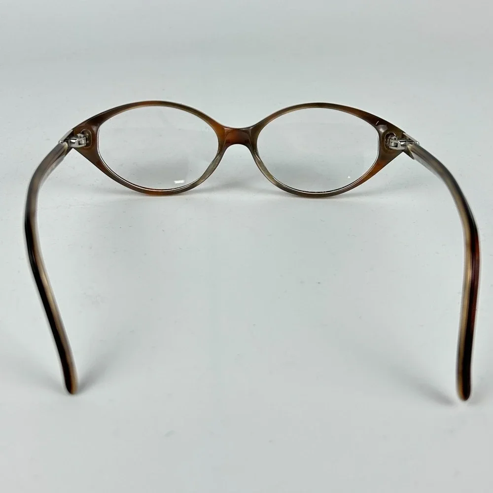 Ralph Lauren 267‎ TC2 Women Eyeglasses Frame Amber Round Full Rim 48-14-130 mm